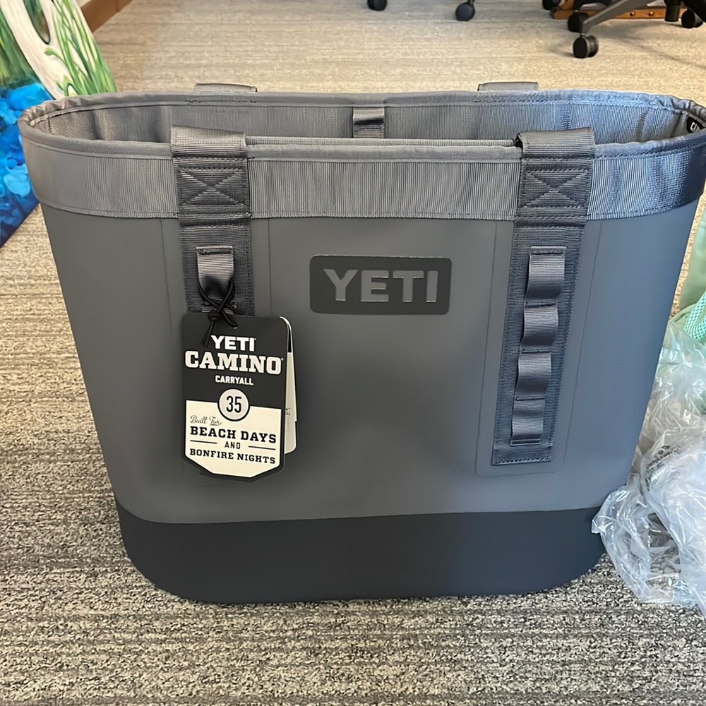 Yeti Camino Carryall Tote Bag 35 Waterproof Storm Grey